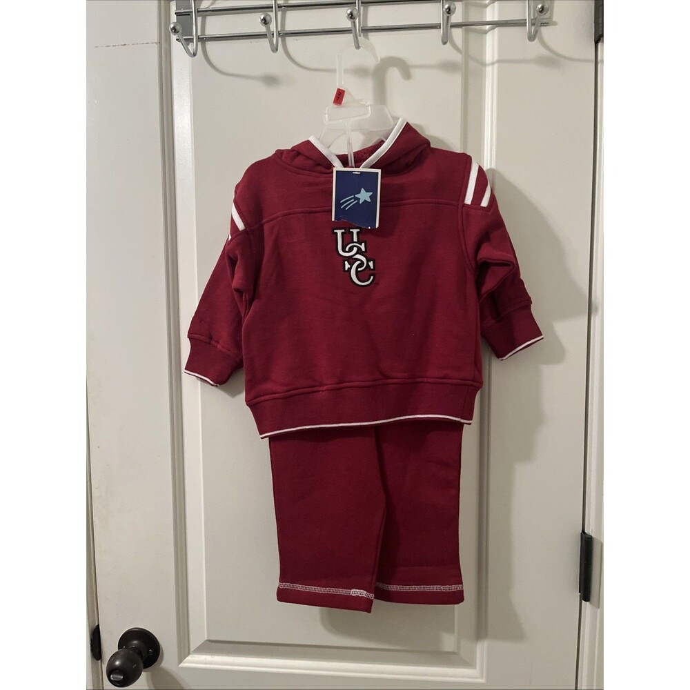 Baby Toddler Boys 2 Piece Jogging Suit USC South Carolina University Gamecocks